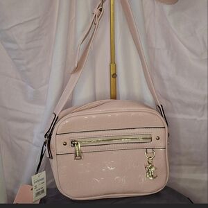Juicy Couture Blush Crossbody Bag with Gold Details